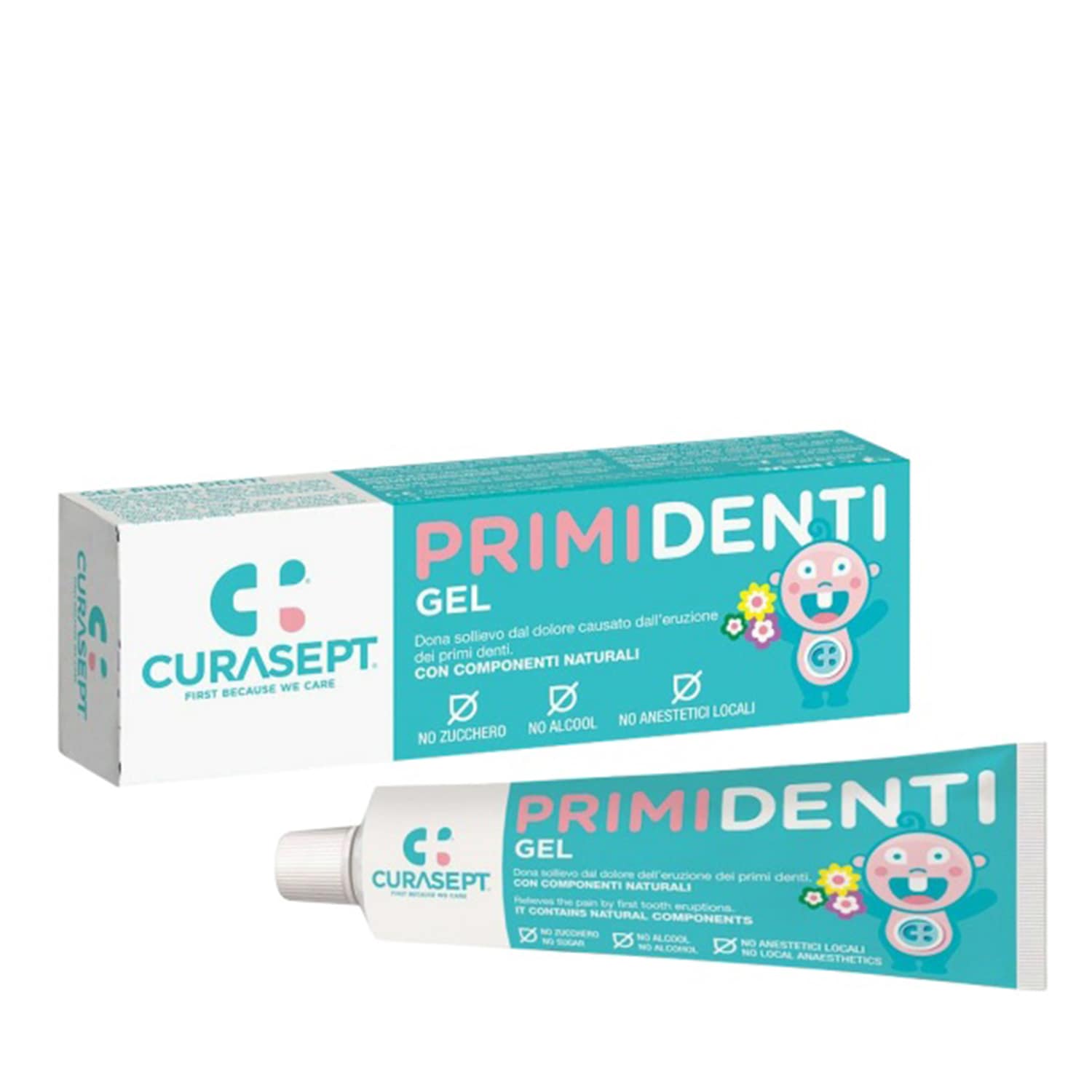 Curasept Primidenti Gel raminamasis dantenų gelis vaikams, 20 ml