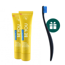 AKCIJA 2+1: "Curaprox Be You" ypatingo skonio balinanti dantų pasta (2 x 60 ml) + DOVANA "Promis" minkštas dantų šepetėlis (1 vnt.)