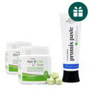 AKCIJA 2+1: "ApaCare Gum" kramtomoji guma (45 vnt.) + DOVANA "Promis Paste" remineralizuojanti dantų pasta (75 ml)