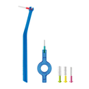 "Curaprox CPS Prime Start Mixed" skirtingų dydžių tarpdančių šepetėliai (5 vnt.) su mini ir kampiniu koteliais