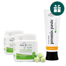 AKCIJA 2+1: "ApaCare Gum" kramtomoji guma (45 vnt.) + DOVANA "Promis Paste" remineralizuojanti dantų pasta (75 ml)