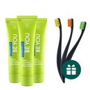 AKCIJA 3+3: "Curaprox Be You" ypatingo skonio balinanti dantų pasta (3 x 60 ml) + DOVANA "Promis" minkšti dantų šepetėliai (3 vnt.)