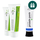 AKCIJA 2+1: "ApaCare" remineralizuojanti dantų pasta (2 x 75 ml) + DOVANA "Promis Paste" priešuždegiminė dantų pasta (75 ml)