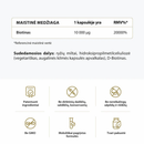 Avel bioaktyvus biotinas B7, referencinė maistinė vertė 2000 procentų