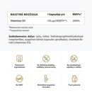 Avel vitaminas D3, Referencinė maistinė vertė 2000 procentų