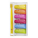 "Curaprox Be You" balinančių dantų pastų komplektas (10 ml x 6 vnt.) ir minkštas dantų šepetėlis (1 vnt.)