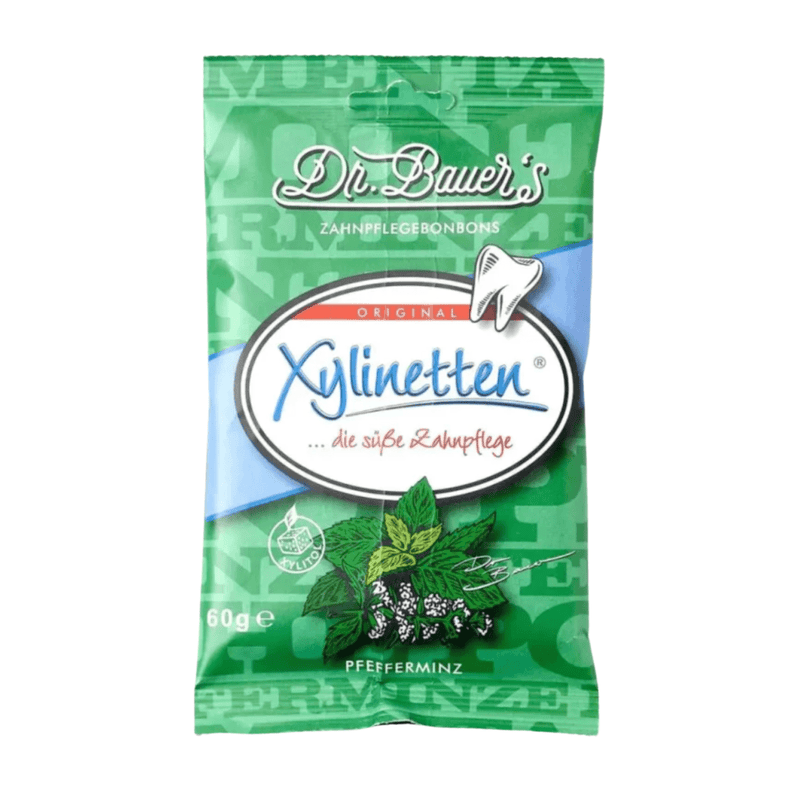 "Dr. Bauer's Xylinetten" pastilės su saldikliu ksilitoliu, 60 g (30 vnt.)