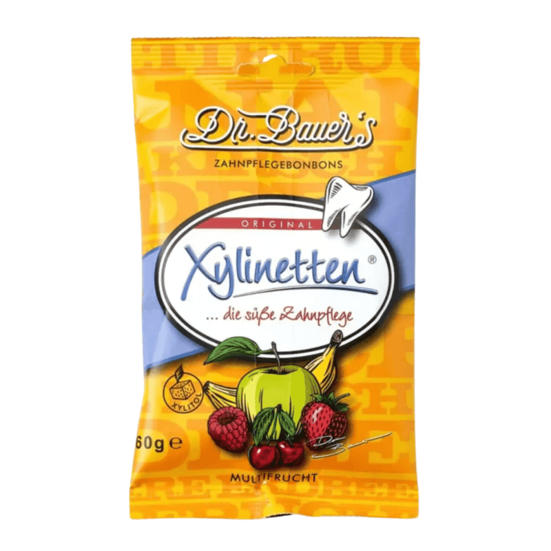 "Dr. Bauer's Xylinetten" pastilės su saldikliu ksilitoliu, 60 g (30 vnt.)