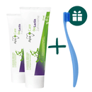 AKCIJA 2+1: "Apacare OraLactin" dantų pasta su pre- ir postbiotikais (2 x 75 ml) + DOVANA "Promis" minkštas dantų šepetėlis (1 vnt.)