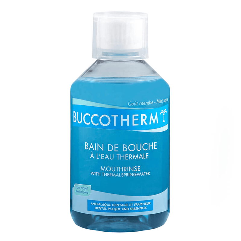 "Buccotherm" raminantis burnos skalavimo skystis su terminio šaltinio vandeniu, 300 ml