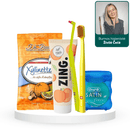 Balinantis burnos higienistės Živilės komplektas