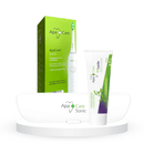 Komplektas "ApaCare": el. dantų šepetėlis (1 vnt.), kelioninis dėklas (1 vnt.) ir remineralizuojanti dantų pasta su probiotikais (75 ml)