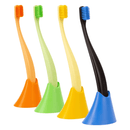 Ekologiškas komplektas "Promis": dantų pasta be fluoro (75 ml), dantų siūlas (30 m) ir šepetėlis su stoveliu