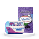 Komplektas vaikams: "Curaprox Kids Travel Set" kelioninis burnos priežiūros rinkinys ir "Dr. Bauer's Xylinetten" pastilės su saldikliu ksilitoliu (30 vnt.)