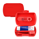 "Curaprox Kids Travel Set" kelioninis burnos priežiūros rinkinys vaikams (6-12 m.)