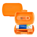 "Curaprox Kids Travel Set" kelioninis burnos priežiūros rinkinys vaikams (6-12 m.)