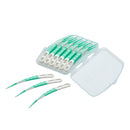 "Gum Soft Picks Advanced" lenkti dantų krapštukai su kelionine dėžute, 30 vnt.