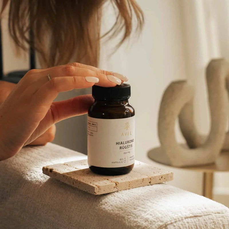 "Avel" hialurono rūgštis, 60 kaps. (250 mg)