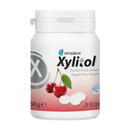 Vyšnių skonio Miradent Xylitol pastilės be cukraus su ksilitoliu, 60 gramų 26 vienetai pakuotėje. 