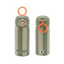 "Noui Noui" puodelio tipo nerūdijančio plieno gertuvė vaikams, 350 ml