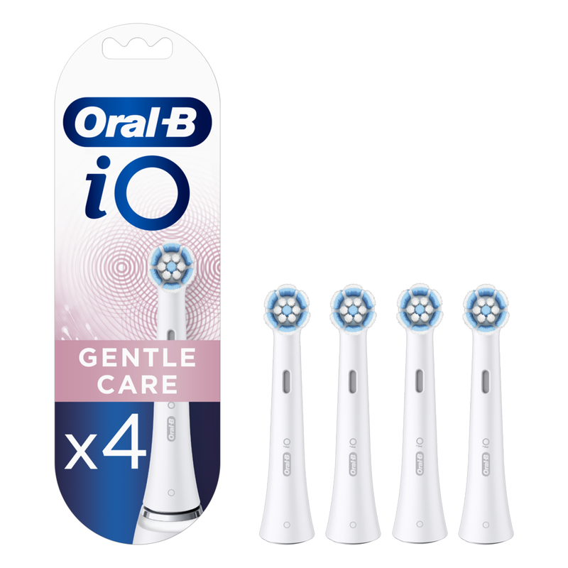 "Oral-B iO Gentle Care" elektrinio dantų šepetėlio galvutės, 4 vnt.