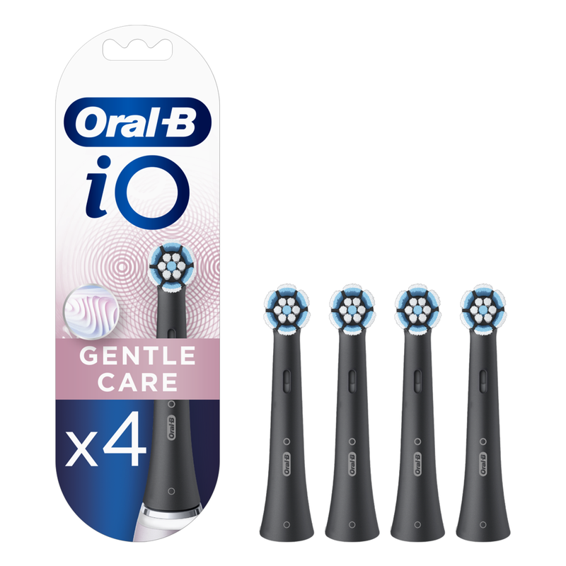 "Oral-B iO Gentle Care" elektrinio dantų šepetėlio galvutės, 4 vnt.