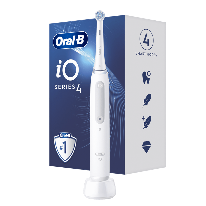 "Oral-B iO4" elektrinis garsinis dantų šepetėlis (be dėkliuko)