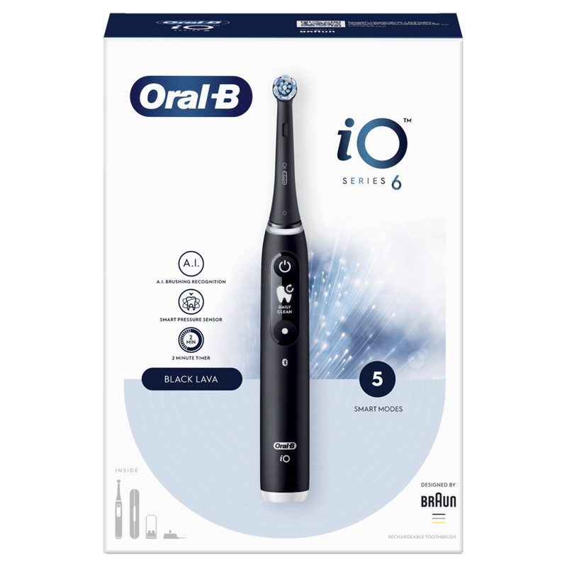 "Oral-B iO6" elektrinis garsinis dantų šepetėlis