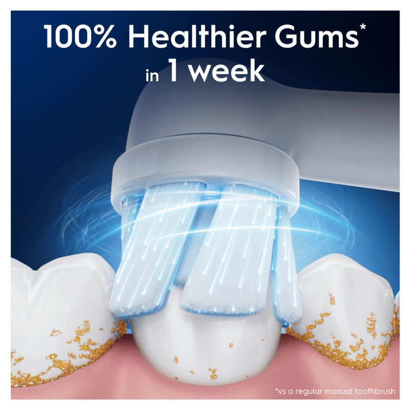 "Oral-B iO Gentle Care" elektrinio dantų šepetėlio galvutės, 4 vnt.