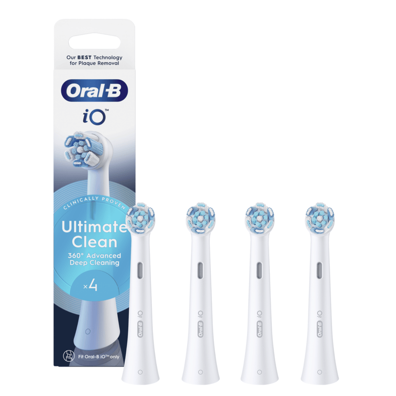 "Oral-B iO Ultimate Clean" elektrinio dantų šepetėlio galvutės, 4 vnt.
