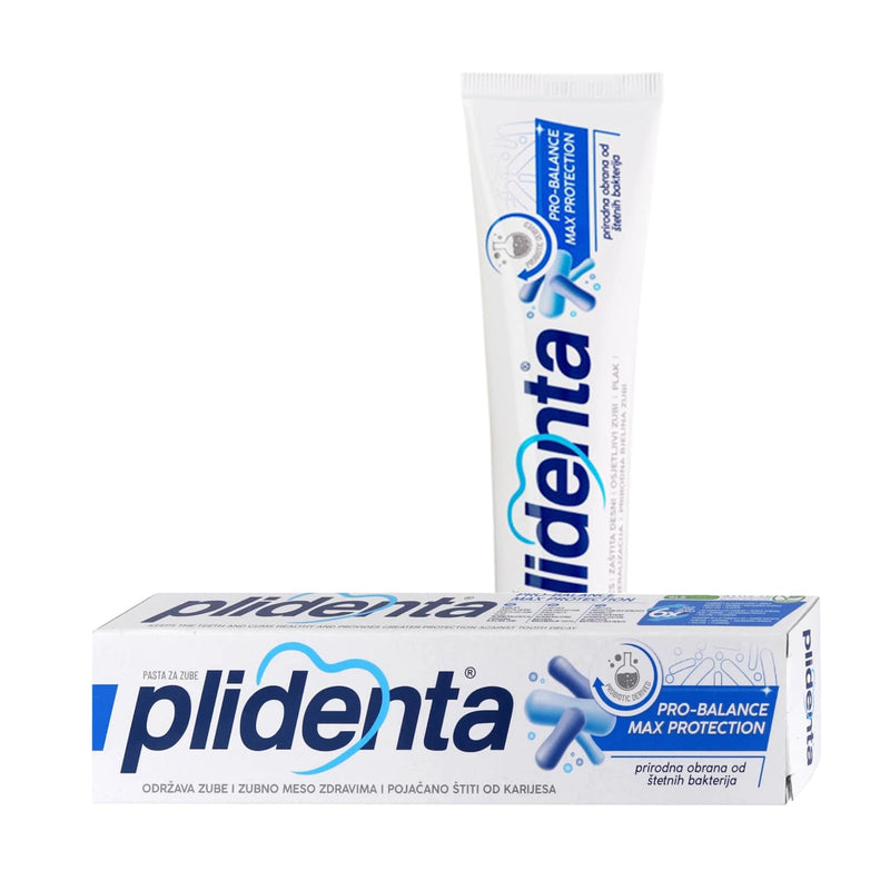 "Plidenta Pro-Balance" dantų pasta su gerosiomis bakterijomis, 75 ml