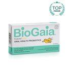 "BioGaia ProDentis" pastilės su burnos probiotikais (mėtų / obuolių skonių), 30 vnt.