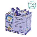 "Miradent XyliPop" ledinukas ant pagaliuko be cukraus su saldikliu ksilitoliu, 50 vnt.