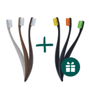 AKCIJA 3+3: "Promis" ekologiški minkšti dantų šepetėliai, 3 vnt.