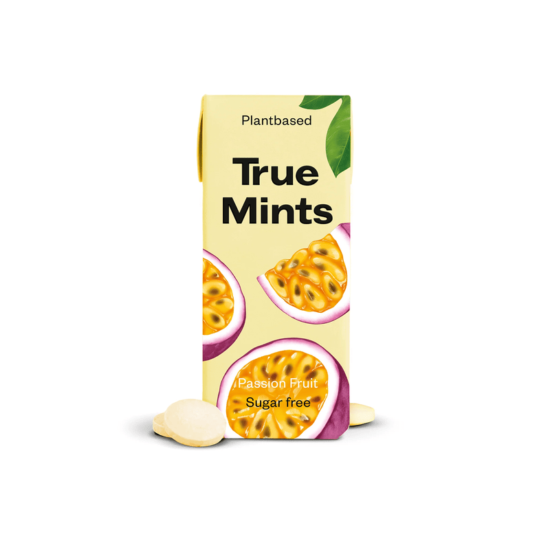 "True Mints" natūralios becukrės ksilitolio pastilės, 20 vnt. pakuotėje