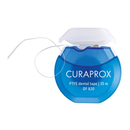 "Curaprox DF 820" dantų siūlas - juostelė su chlorcheksidinu, 35 m.