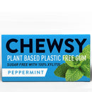 "Chewsy" becukrė kramtomoji guma su ksilitoliu (įvairių skonių), 10 vnt.