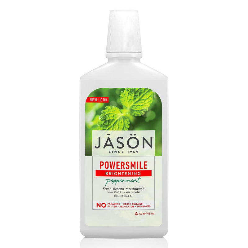 "Jason Powersmile™" natūralus burnos skalavimo skystis, 473 ml
