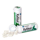 "Miradent Xylitol" becukrė kramtoma guma su ksilitoliu (įvairių skonių), 30 vnt.