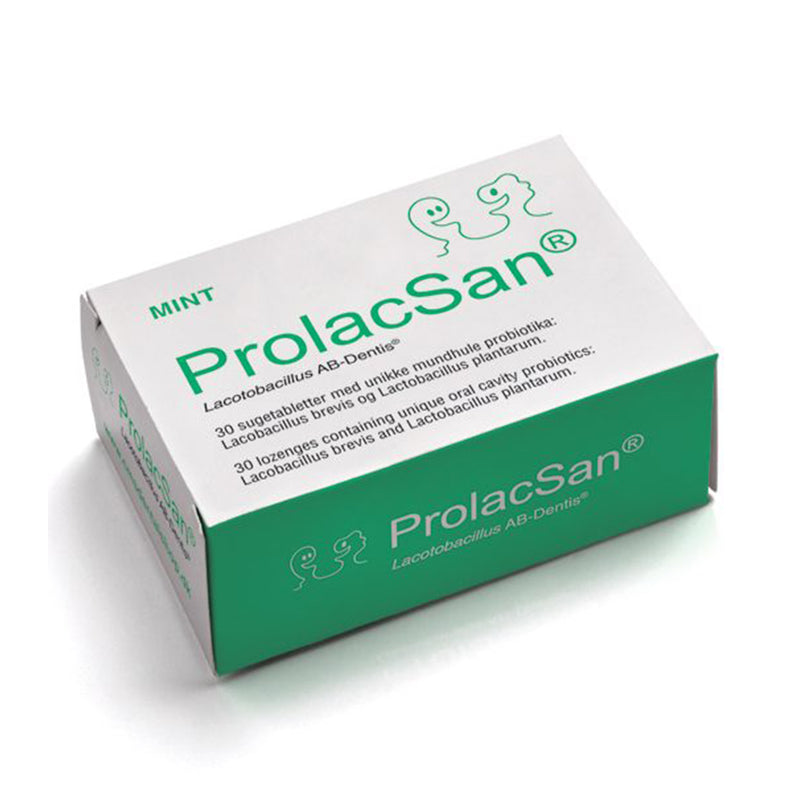 "Prolacsan" pastilių su burnos probiotikais pakuotė, 30 vienetų pakuotėje